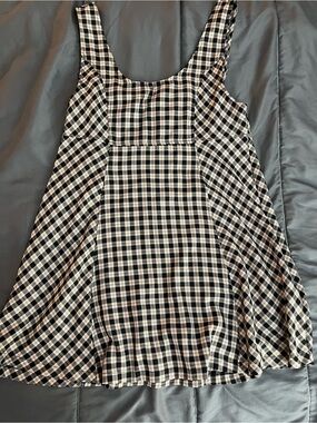 Harlow Black and Cream Plaid Dress size XL